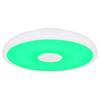 LED-plafondlamp Raffy acrylglas - 1 lichtbron - Wit