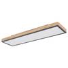 Lampada da soffitto a LED Doro IV Acrilico / Alluminio - 1 punto luce - Larghezza: 80 cm