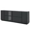Dressoir now to go colour V Hoogglans diamant grijs/Diamant grijs