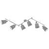 Lampada da soffitto Jeff I Lino / Ferro - 6 punti luce