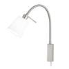 Applique murale Wolke III Tissu mélangé / Fer - 1 ampoule