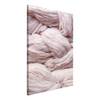 Tableau déco Woolen Fantasy Bois manufacturé et toile - Rose