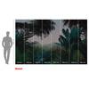 Papier peint intissé Jungle Morning Intissé - Multicolore