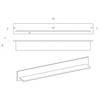 Wandboard Stonda Anthrazit
