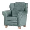 Ohrensessel Salvator Blau - Textil - Holz teilmassiv - 95 x 105 x 86 cm