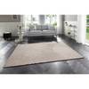 Kurzflorteppich Optik Panglao Polyester / Polypropylen - Creme - 120 x 170 cm