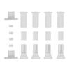 Kit pour store plissé PKV Matière plastique - Blanc
