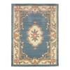 Wollen vloerkleed Aubusson wol - Blauw - 150 x 240 cm