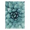 Afbeelding Agave Floral polyester PVC/sparrenhout - groen