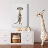 Impression sur toile Suricate Polyester PVC / Épicéa - Vert / Orange