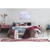 Impression sur toile White Marble Polyester PVC / Épicéa - Blanc / Gris