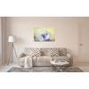 Afbeelding Dandelion polyester PVC/sparrenhout - geel/wit
