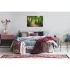 Canvas Jungle Palm Walk Poliestere PVC / Legno di abete rosso - Marrone / Verde