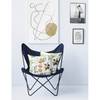 Federa per cuscino 7699 Cotone - Verde / Arancione - 49 x 49 cm