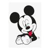 Wandbild Mickey Mouse Funny Schwarz / Weiß - Papier - 50 cm x 70 cm