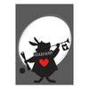 Poster Alice Rabbit Nero / Bianco - Carta - 50 cm x 70 cm