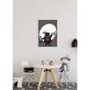 Poster Alice Rabbit Nero / Bianco - Carta - 50 cm x 70 cm