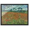 Bild Vincent van Gogh Mohnfeld I Papier / Kiefer - Rot