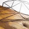Tableau en bois McKenzie Aluminium / HDF - Noyer / Noir - 58 x 58 cm