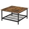 Couchtisch Bettyhill I Metall - Braun / Schwarz