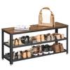 Schuhregal Morristown Metall - Braun / Schwarz