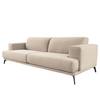 Sofa Asia (3,5-Sitzer) Webstoff Inas: Cappuccino