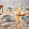Dinnerteller-Set ATLANTIS (4er-Set) Keramik - Grau - Grau