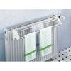 Portasciugamani Twin Alluminio / ABS - Bianco