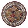 Wollteppich Royal Ziegler 560 II Schurwolle - Rot - 100 x 100 cm