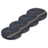 Untersetzer-Set MARBLE IV (4er-Set) Messing / Mamor - Schwarz / Gold