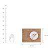 Tischset NATURAL TWIST Wasserhyazinthe / Metall - Natur