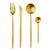 Besteck-Set STILETTO 4-tlg. Edelstahl - Gold