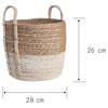 Korb BASIC BRAID II Maisblatt / Binse - Natur - Durchmesser: 28 cm