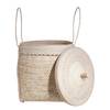 Korb mit Deckel MAWI Rattan / Bambus - Natur