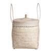 Korb mit Deckel MAWI Rattan / Bambus - Natur