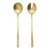 Salatbesteck KINGS (2-tlg.) Edelstahl - Gold