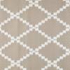 Outdoorteppich COLOUR CLASH Rauten II Polypropylen - Natur - 118 x 180 cm