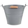 Eimer ZINC II Zink - Grau - Grau