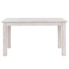 Eetgroep Waterford 5-delig 120 cm massief mangohout - vintage wit