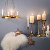 Kerzenhalter HIGHLIGHT III Aluminium - Gold