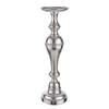 Kerzenhalter BANQUET Aluminium - Silber - Höhe: 45 cm