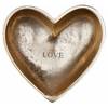 Dekoschale HEART Aluminium - Gold