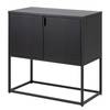 Kommode Cascavel II Metall - Schwarz