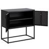 Kommode Cascavel II Metall - Schwarz