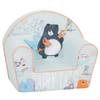 Kinderfauteuil Fairy Tale Grijs - Plastic - Textiel - 34 x 42 x 51 cm