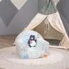 Kinderfauteuil Fairy Tale Grijs - Plastic - Textiel - 34 x 42 x 51 cm