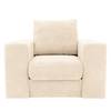 Poltrona Looks V-1 Microfibra Marta: crema
