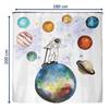 Gerecycleerd douchegordijn Astronaut polyester - meerdere kleuren