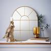 Fensterspiegel FINESTRA Eisen / Glas - Gold - Gold - 30 x 40 cm