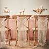 Stuhldekoration MACRAME Baumwolle - Creme